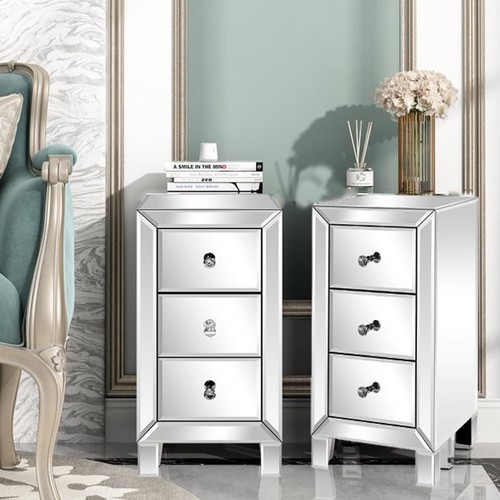 Set nightstand mirrored - nightstand,