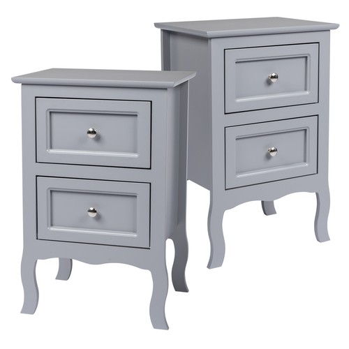 2pcs wooden nightstand - 2pcs, with
